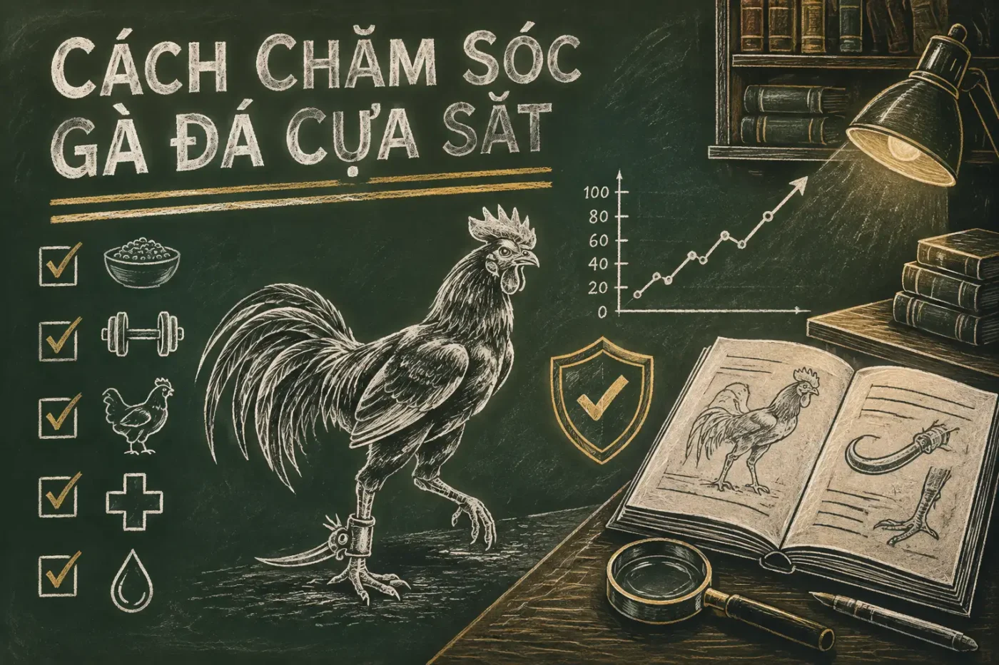Cách Chăm Sóc Gà Đá Cựa Sắt