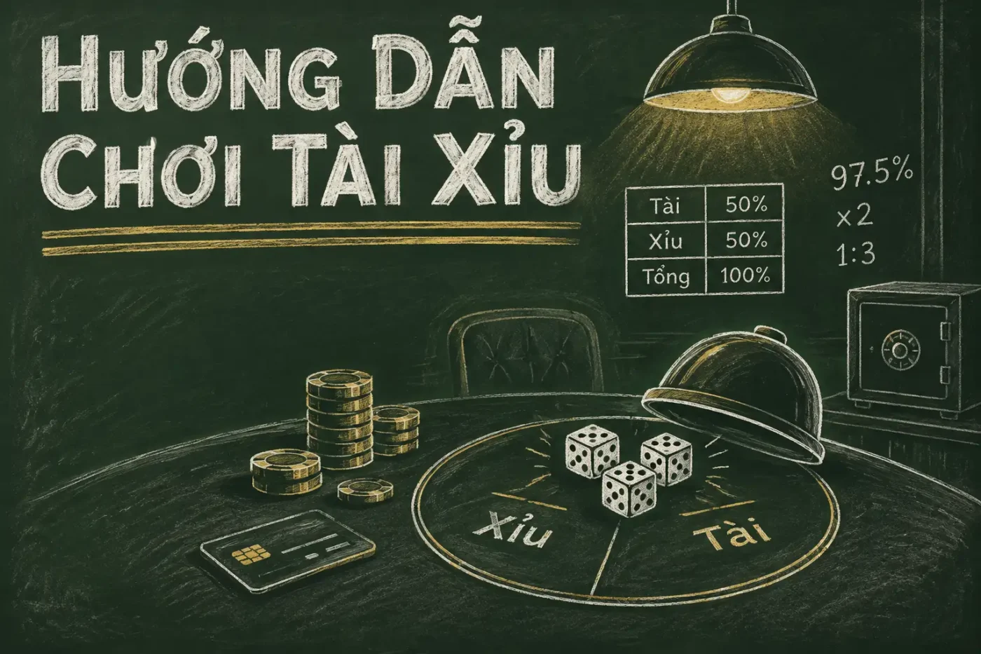 Tài xỉu thực chất là một trò chơi xúc xắc, nơi người chơi dự đoán kết quả tổng số điểm của hai viên xúc xắc sau khi chúng