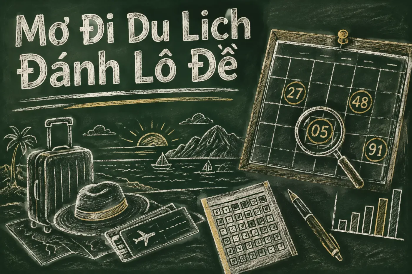 Mơ đi du lịch đánh lô đề con gì