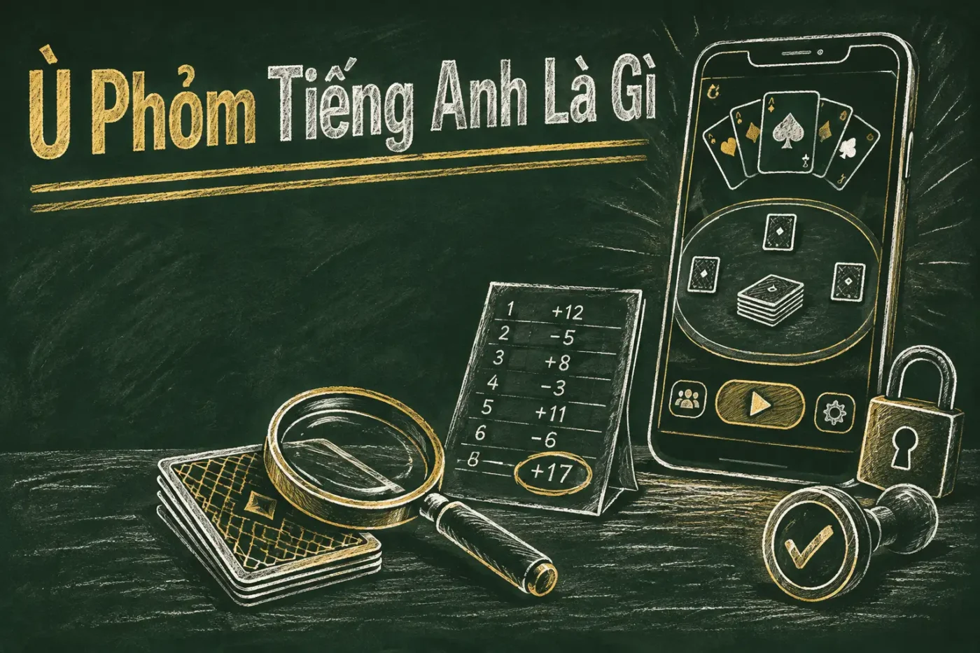 ù phỏm tiếng anh là gì